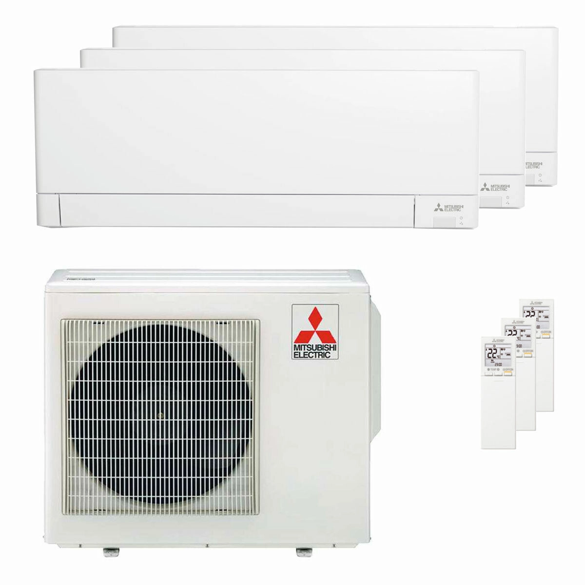 Mitsubishi Electric Air Conditioner AY Series trial split 9000 9000 9000 BTU inverter A   outdoor unit wifi 5.4 kW