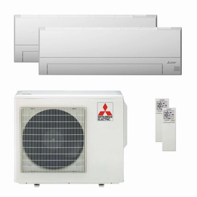 Mitsubishi Electric air conditioner BT Series dual split 12000 12000 BTU inverter A   wifi outdoor unit 5.4 kW
