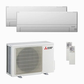 Mitsubishi Electric Air Conditioner BT Series dual split 9000 12000 BTU R32 Inverter A   WiFi outdoor unit 5.3 kW