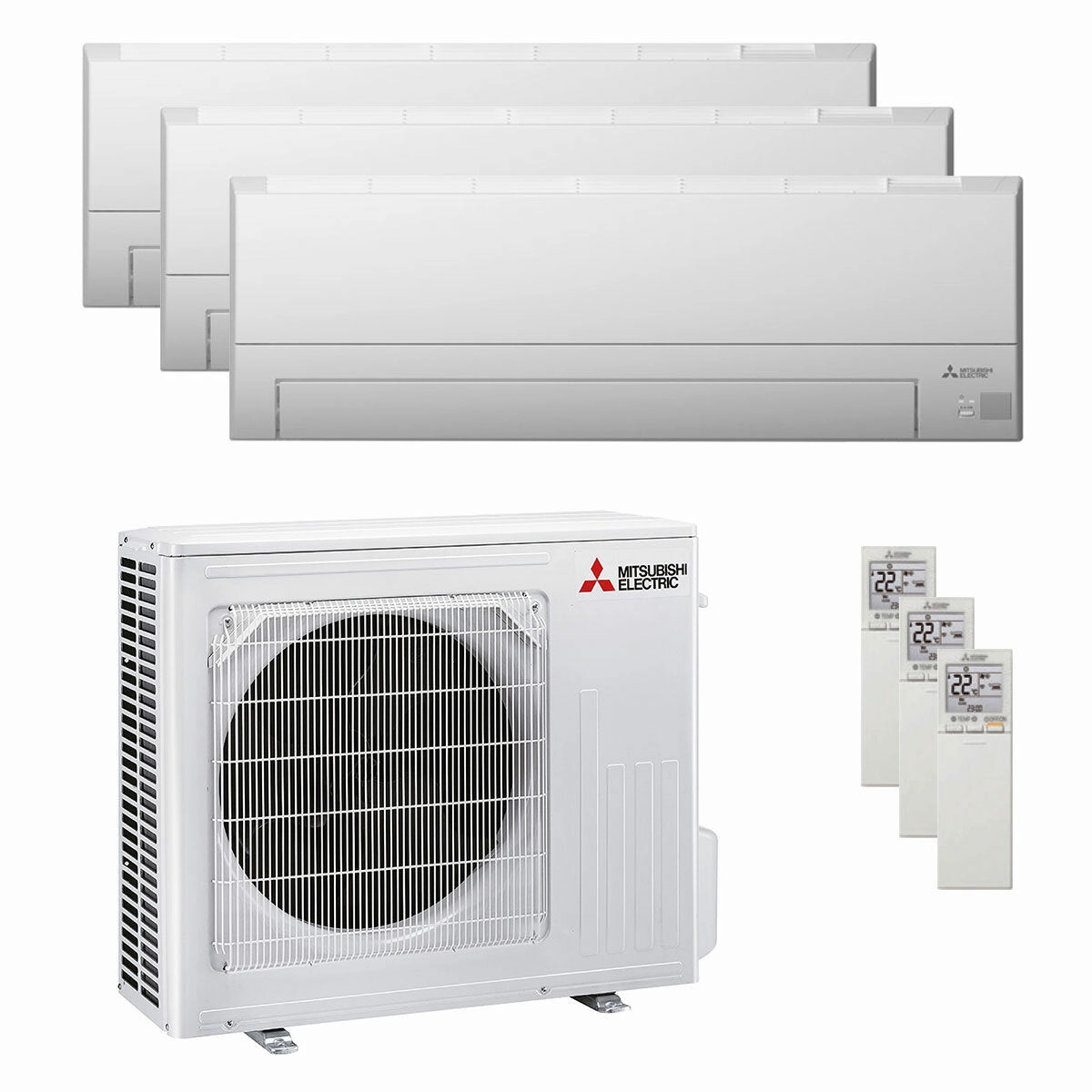 Mitsubishi Electric Air Conditioner Series BT trial split 9000 9000 12000 BTU R32 Inverter A   WiFi outdoor unit 5.4 kW
