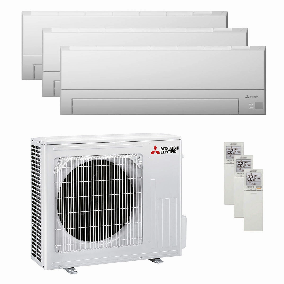 Mitsubishi Electric Air Conditioner Series Bt trial split 9000 9000 9000 BTU R32 Inverter A   WiFi outdoor unit 5.4 kW