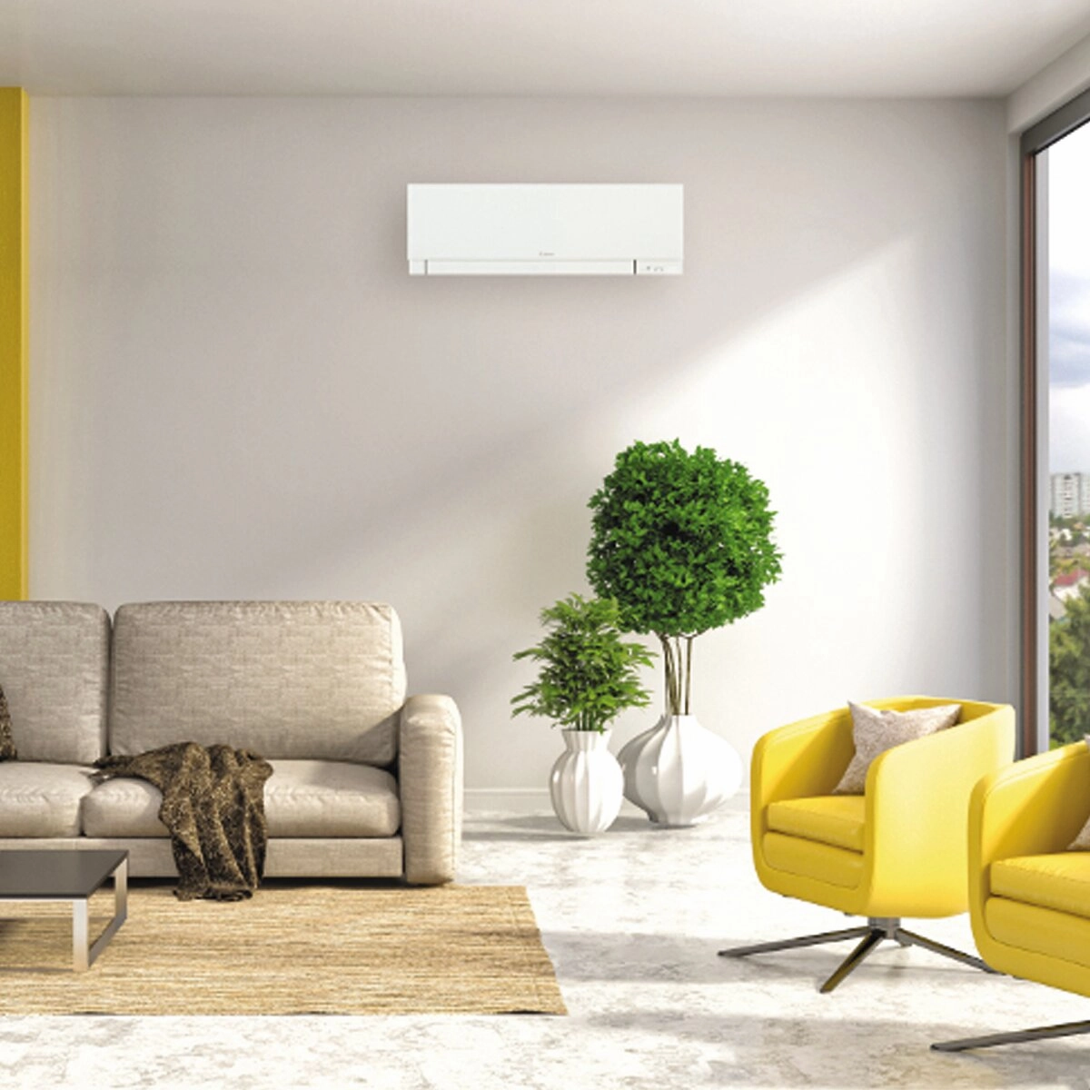 Mitsubishi Electric Kirigamine Zen air conditioner MSZ-EF 9000 BTU R32 inverter A     wifi white