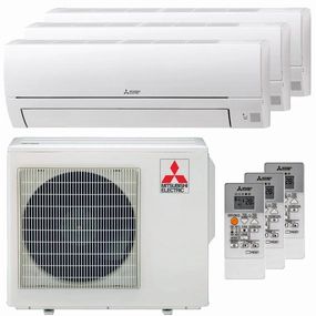Mitsubishi Electric MSZ-HR trial split air conditioner 9000   9000   12000 BTU external A    inverter 5.0 kW