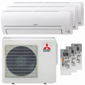 Mitsubishi Electric MSZ-HR trial split air conditioner 9000   9000   9000 BTU external A    inverter 5.0 kW