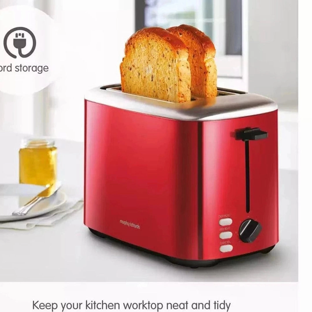 Morphy Richards Equip 2 Slice Red Toaster | 222066
