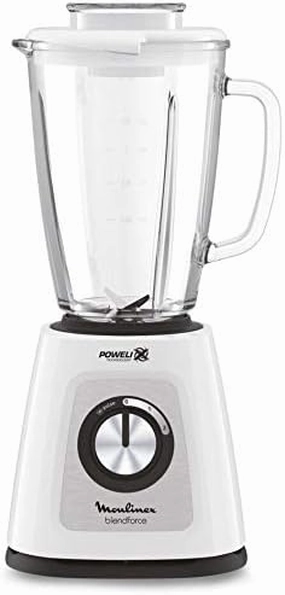 Moulinex Blend force Glass Blender, 1.75Lit, 700Watts, White