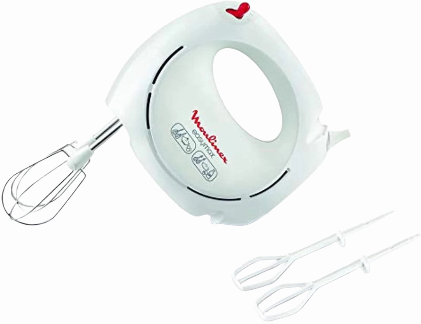 Moulinex Easy Max Hand Mixer, 5Speeds, 200Watts, White
