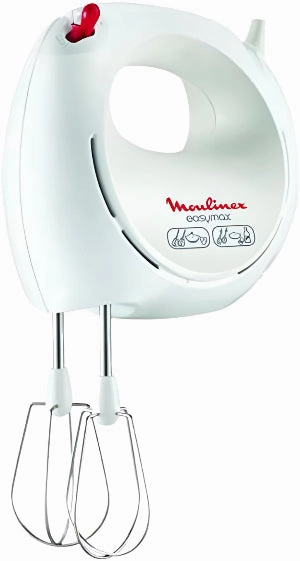 Moulinex Easy Max Hand Mixer, 5Speeds, 200Watts, White