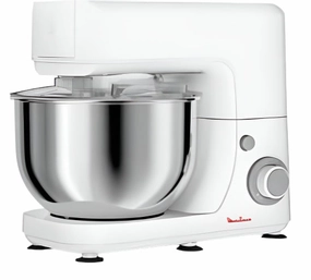 Moulinex MasterChef Essential Kitchen Machine, 4.8Lit, 800Watts, White