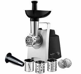 Moulinex Meat Mincer 3 In 1, 1400Watts, Black