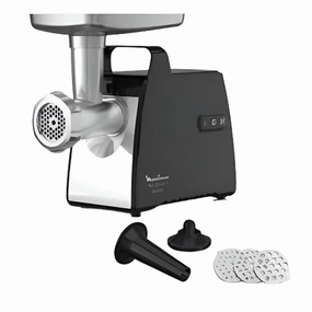 Moulinex Meat Mincer, 3 In 1, 2200Watts, Grey
