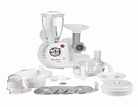 Moulinex Oracio Food Processor, 38Functions, 1000Watts, White