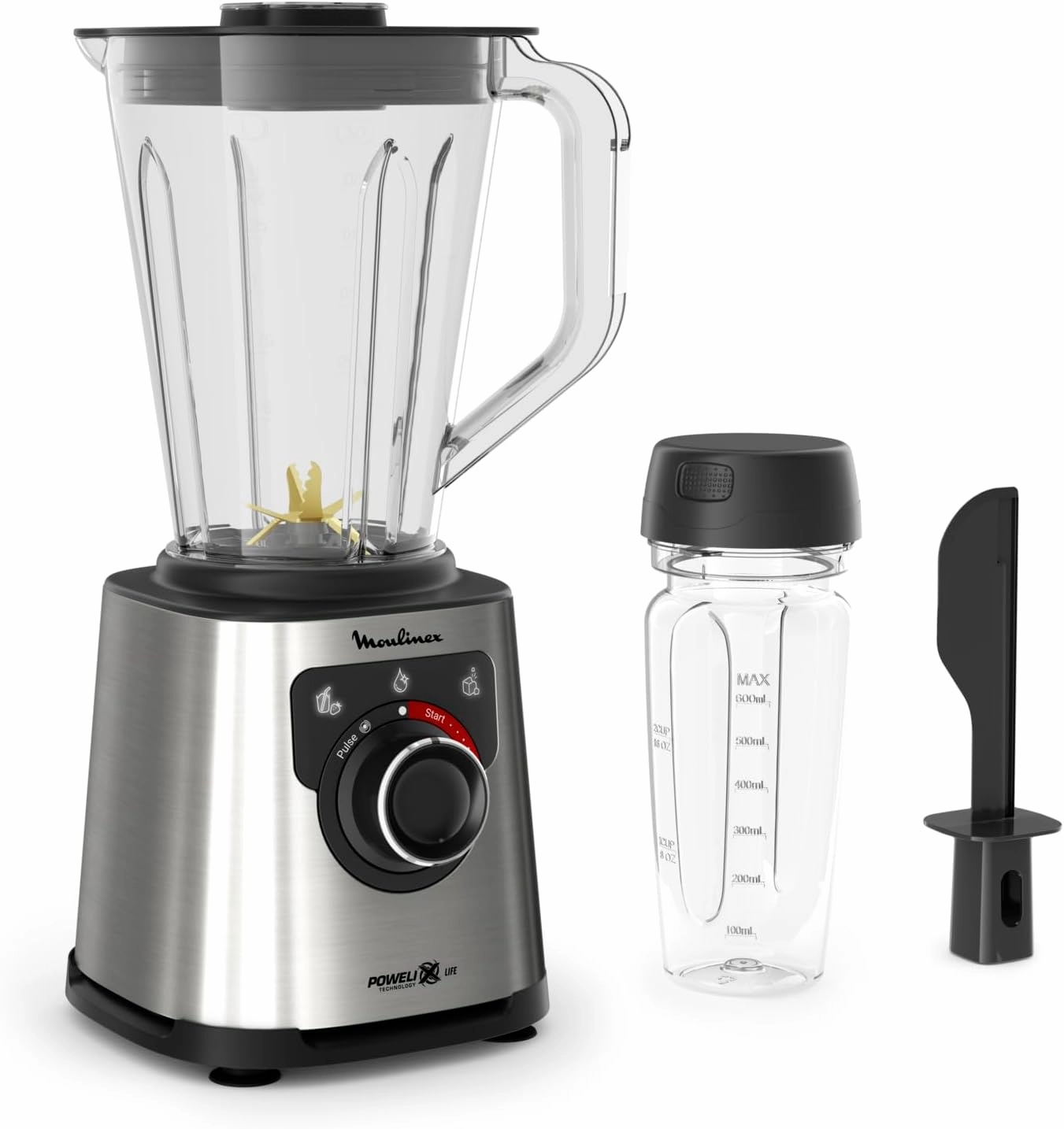 Moulinex Perfect mix Blender, 2Lit, 1200Watts, Silver