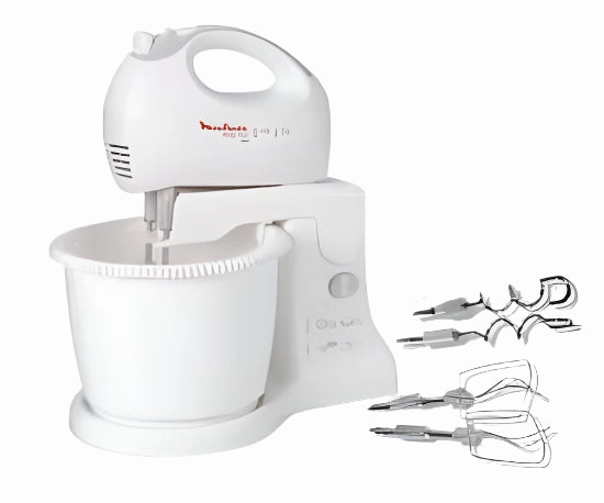 Moulinex Power Mix Mixer, Bowl 2.4Lit, 500Watts, White