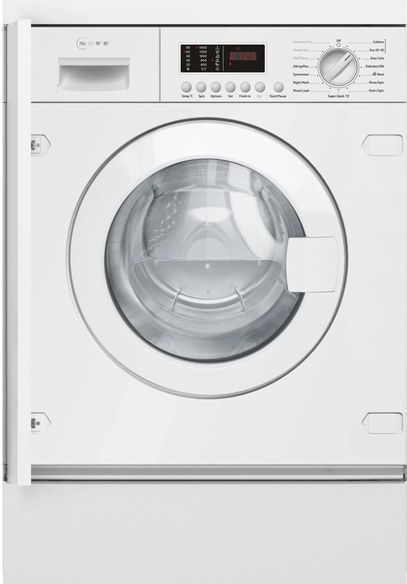 Neff V6540X3GB 7kg/4kg 1400 Spin Integrated Washer Dryer