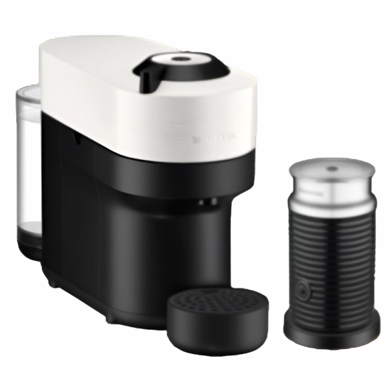 Nespresso Coffee Maker Bundle Black Vertuo Pop   Black Aeroccino3