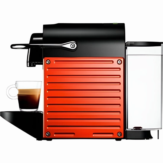 Nespresso Coffee Maker Bundle Red Pixie   Black Aeroccino3