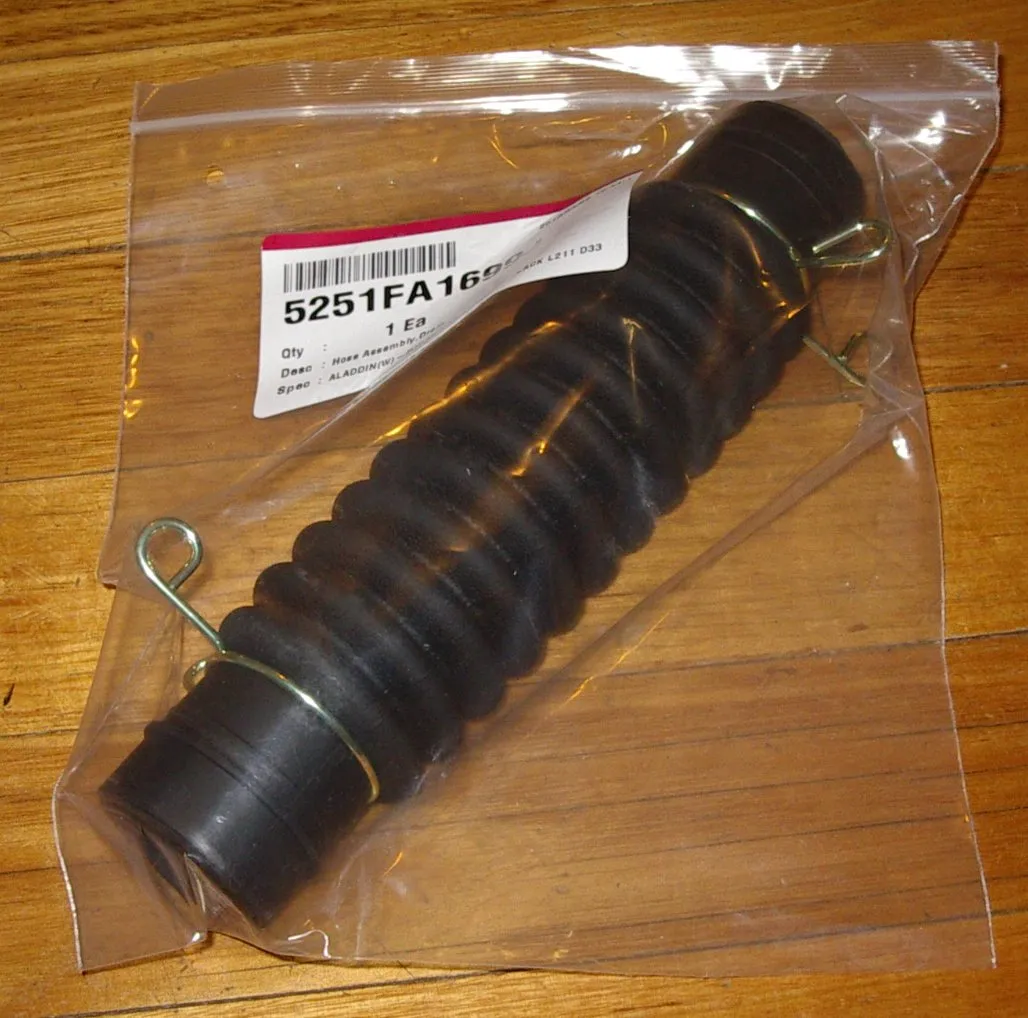 New LG Washer Tub to Electric Pump Hose - Part # 5251FA1699J