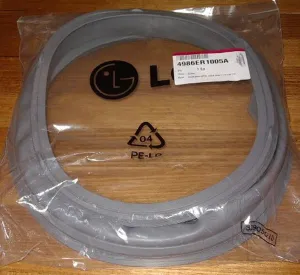 New LG WD-1236TD, WD-1433RD Washer Genuine Door Gasket - Part # 4986ER1005A