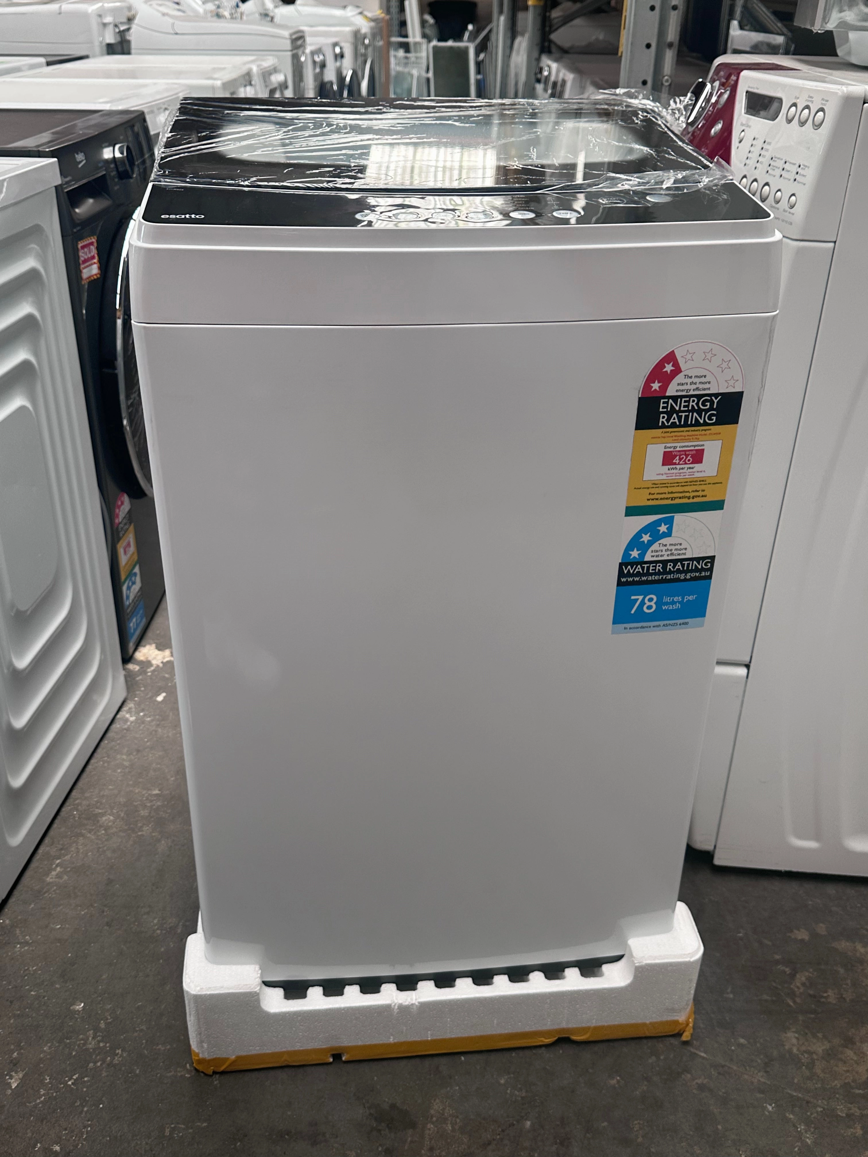 NEW *Current Model* Esatto 5.5kg Top Loader [Carton Damage]  NO DAMAGE ON UNIT