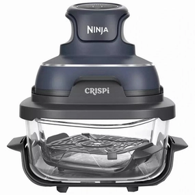 Ninja Crispi 4-in-1 Portable Glass Air Fryer Cooking System - Blue | FN101UKGY