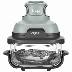 Ninja Crispi 4-in-1 Portable Glass Air Fryer Cooking System - Sage | FN101UKSG