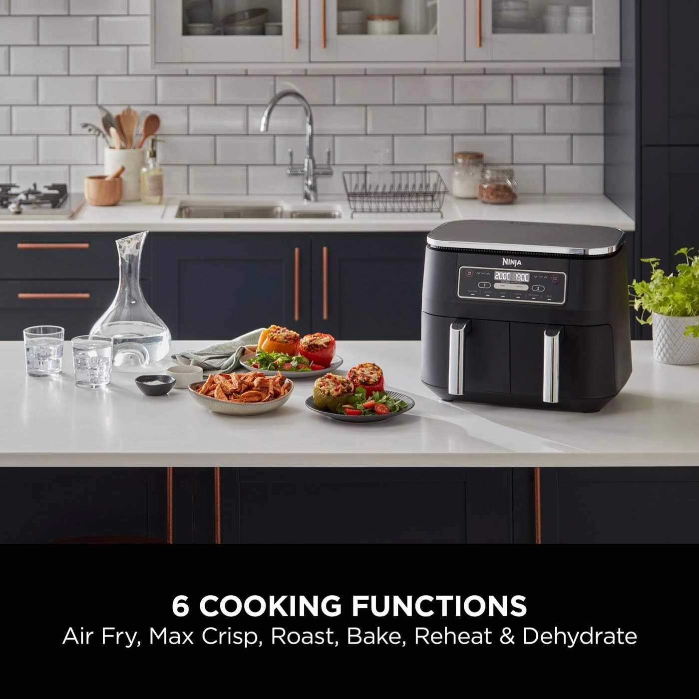 Ninja Foodi Dual Zone Air Fryer 7.6 L | AF300UK
