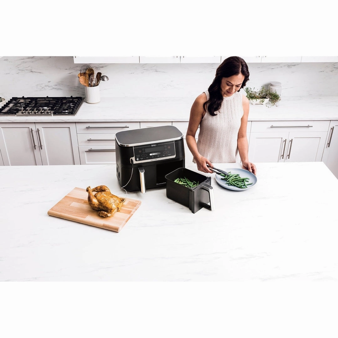 Ninja Foodi Max Dual Zone Air Fryer with Digital Probe | AF451UK