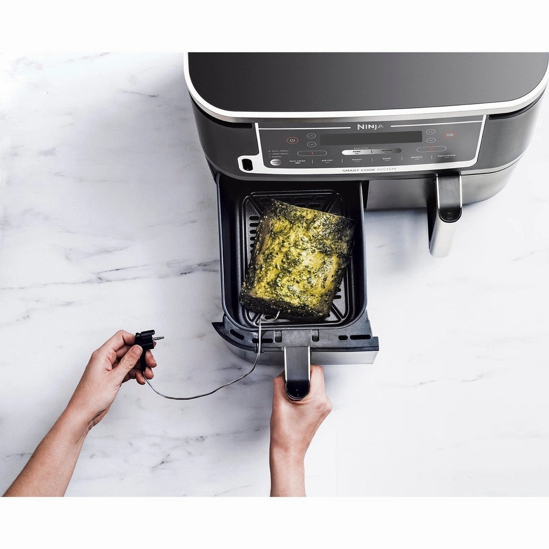 Ninja Foodi Max Dual Zone Air Fryer with Digital Probe | AF451UK