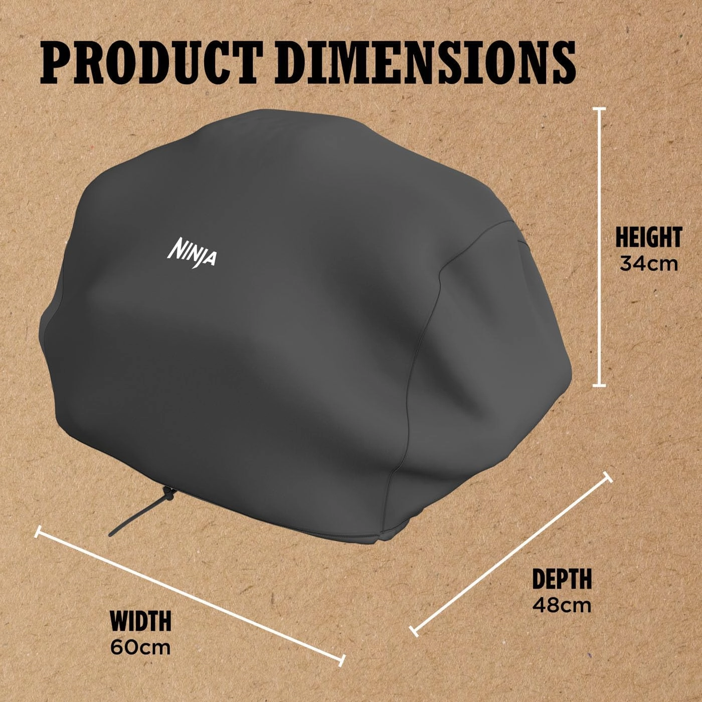 Ninja Woodfire Grill Cover - Compatible with Ninja Woodfire Electric BBQ Grill | XSKCOVEREUUK