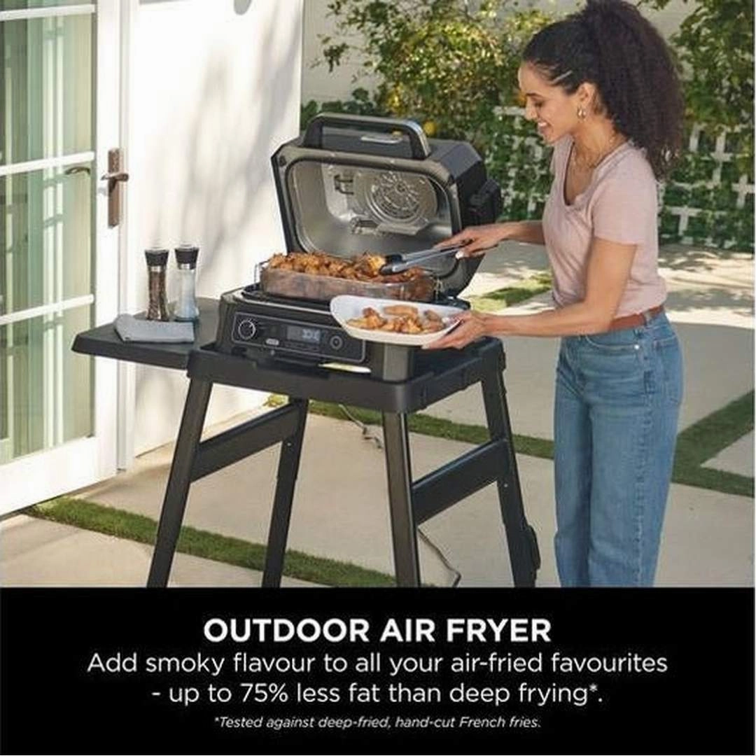 Ninja Woodfire XL Electric Outdoor BBQ Grill & Smoker | OG850UK