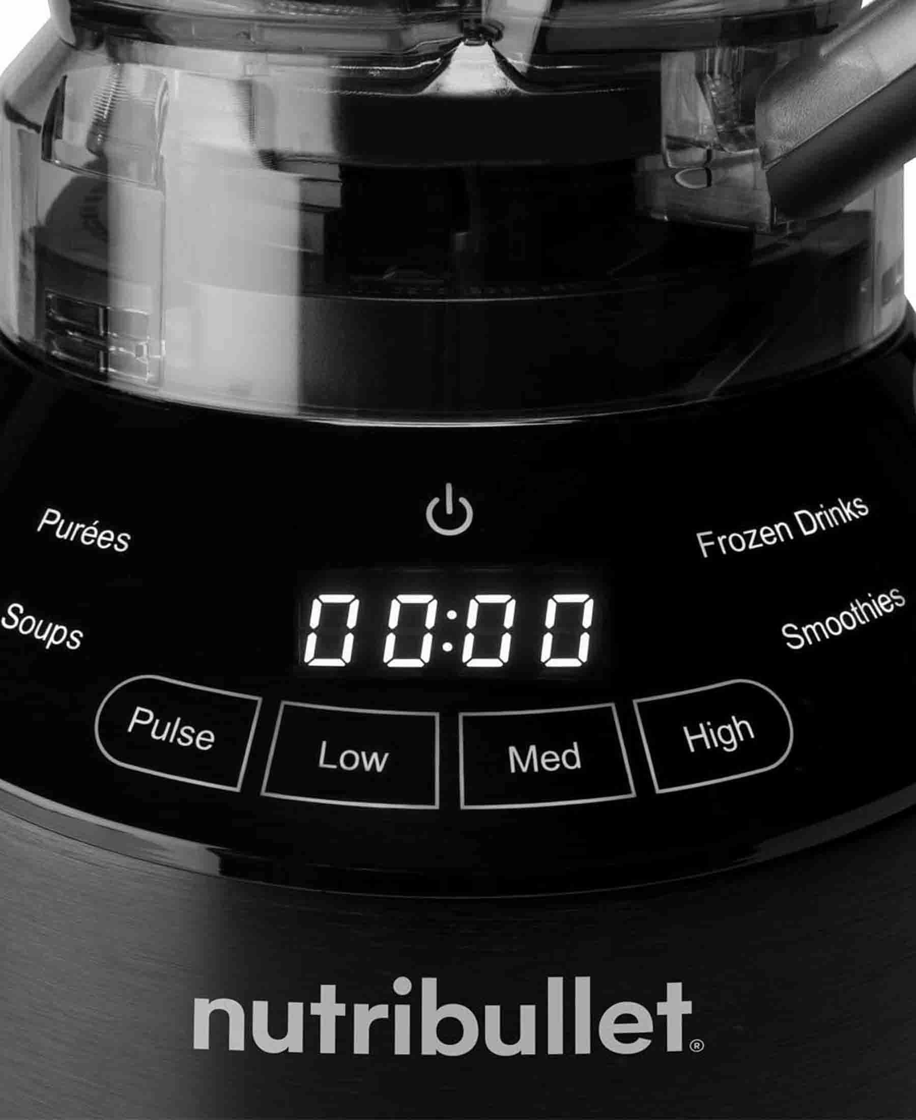 Nutribullet 1.9L Smart Touch Blender 1500w  Black