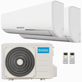Olimpia Splendid Nexya S4 E Inverter dual split air conditioner 9000 12000 BTU A   Wi-Fi external unit 5.2 kW