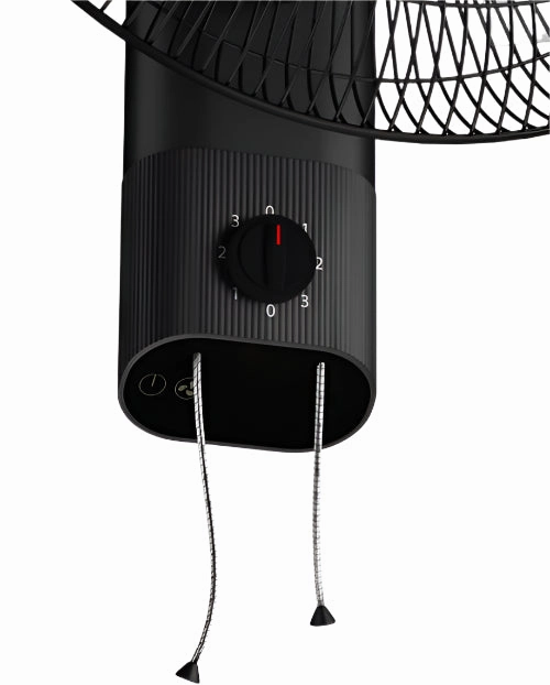 Olmar Wall Fan, 70Watts, Black / White