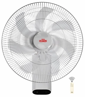 Olmar Wall Fan with Remote, 70Watts, Black / White