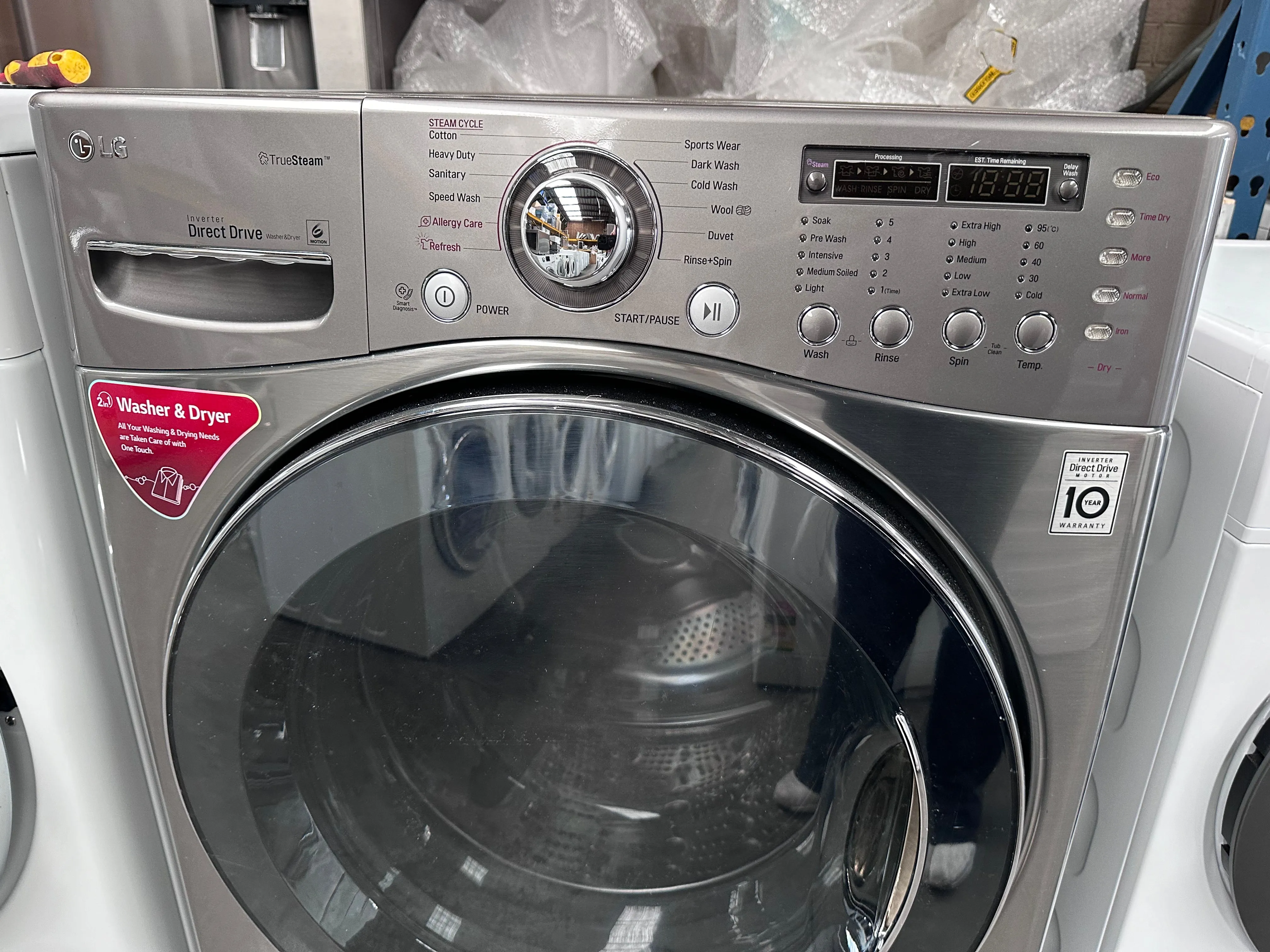 *Oversiezed Dimensions * LG  15kg/7.5kg Washer Dryer Combo [Refurbished]