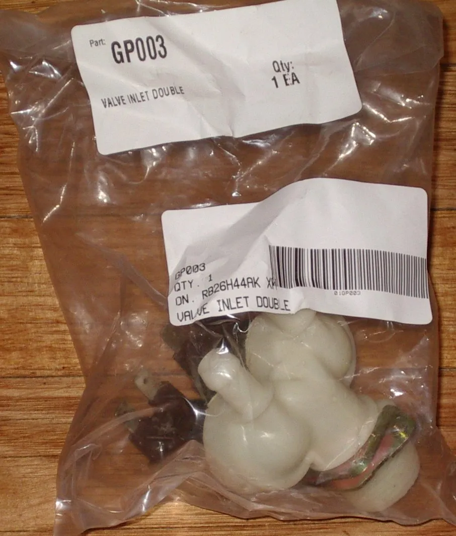 Pacific Gorenje, Hoover 10mm Straight Dual Inlet Valve - Part # GP003