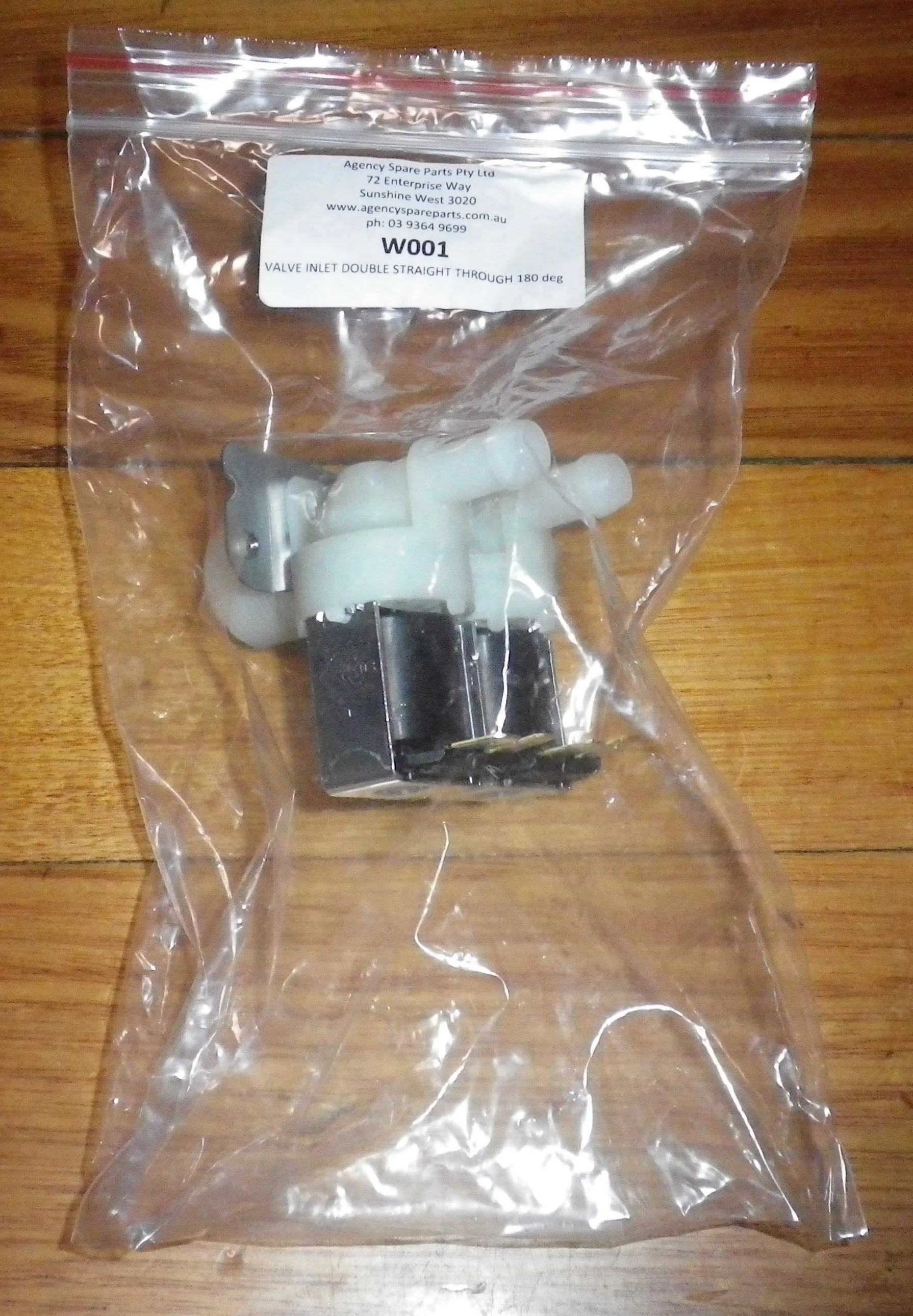 Pacific Gorenje, Hoover, Samsung, LG 10mm Straight Dual Inlet Valve - Part # W001ASP
