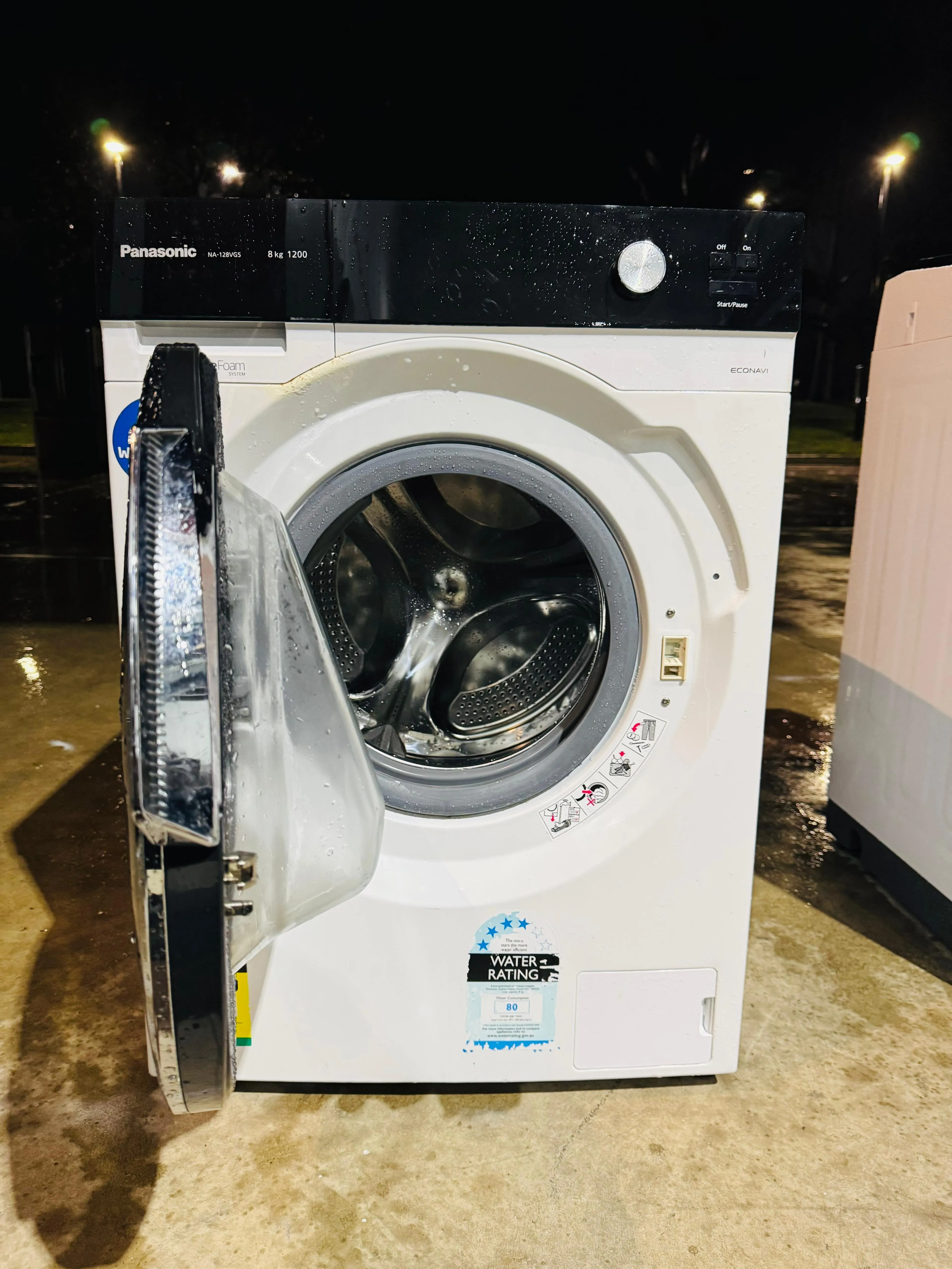 **PANASONIC 8KGS FRONT LOADER WASHING MACHINE**