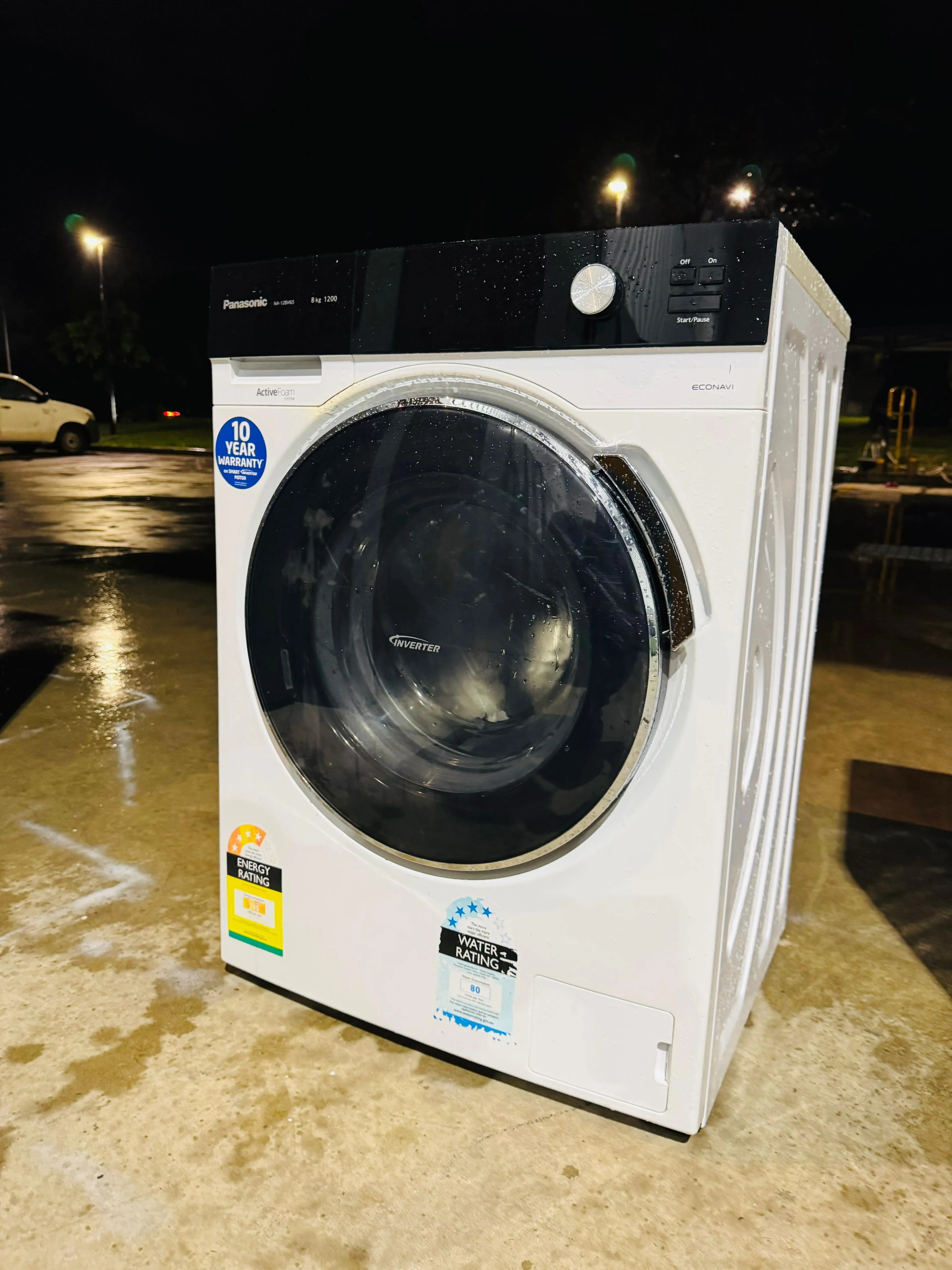 **PANASONIC 8KGS FRONT LOADER WASHING MACHINE**