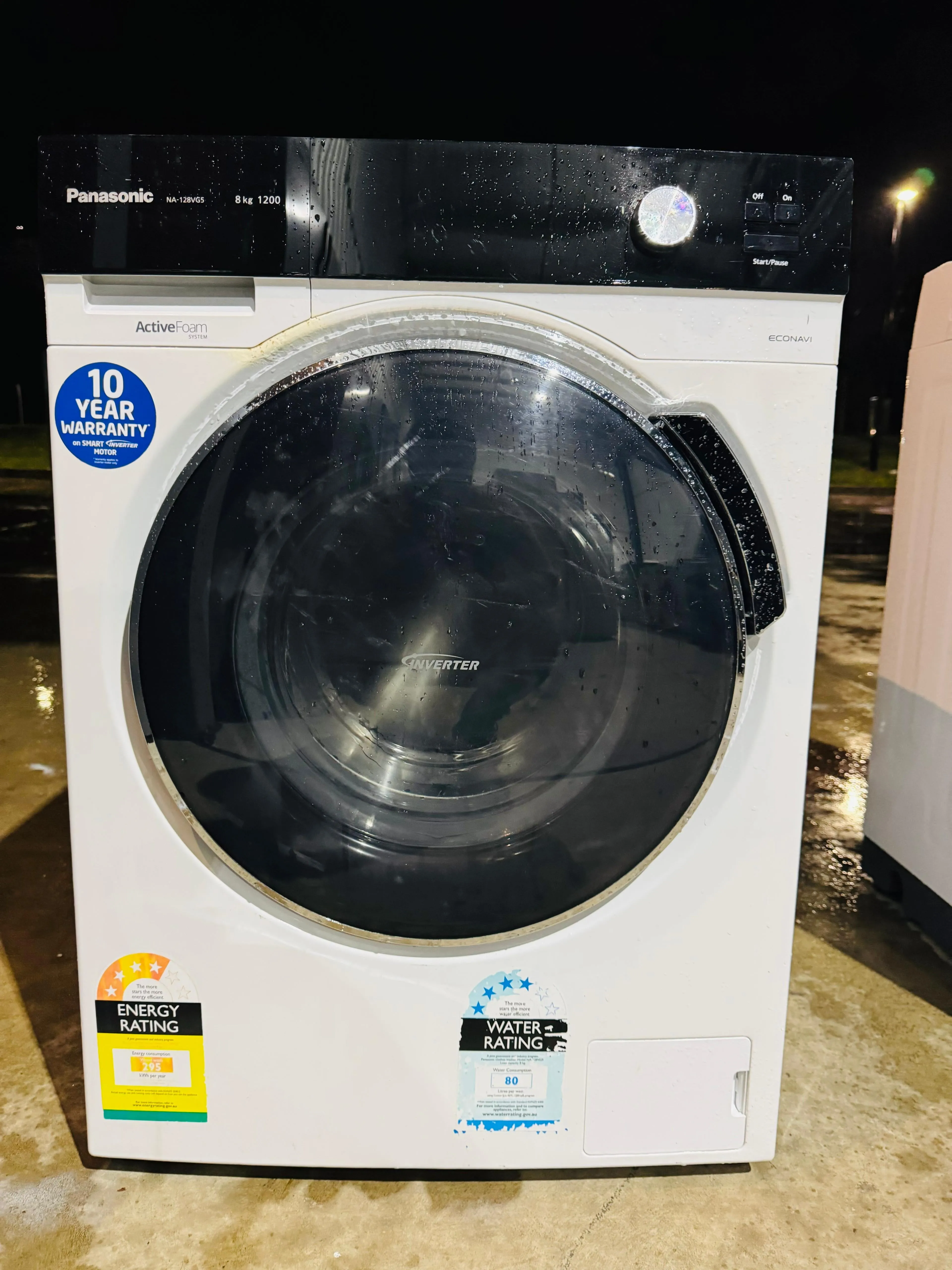 **PANASONIC 8KGS FRONT LOADER WASHING MACHINE**