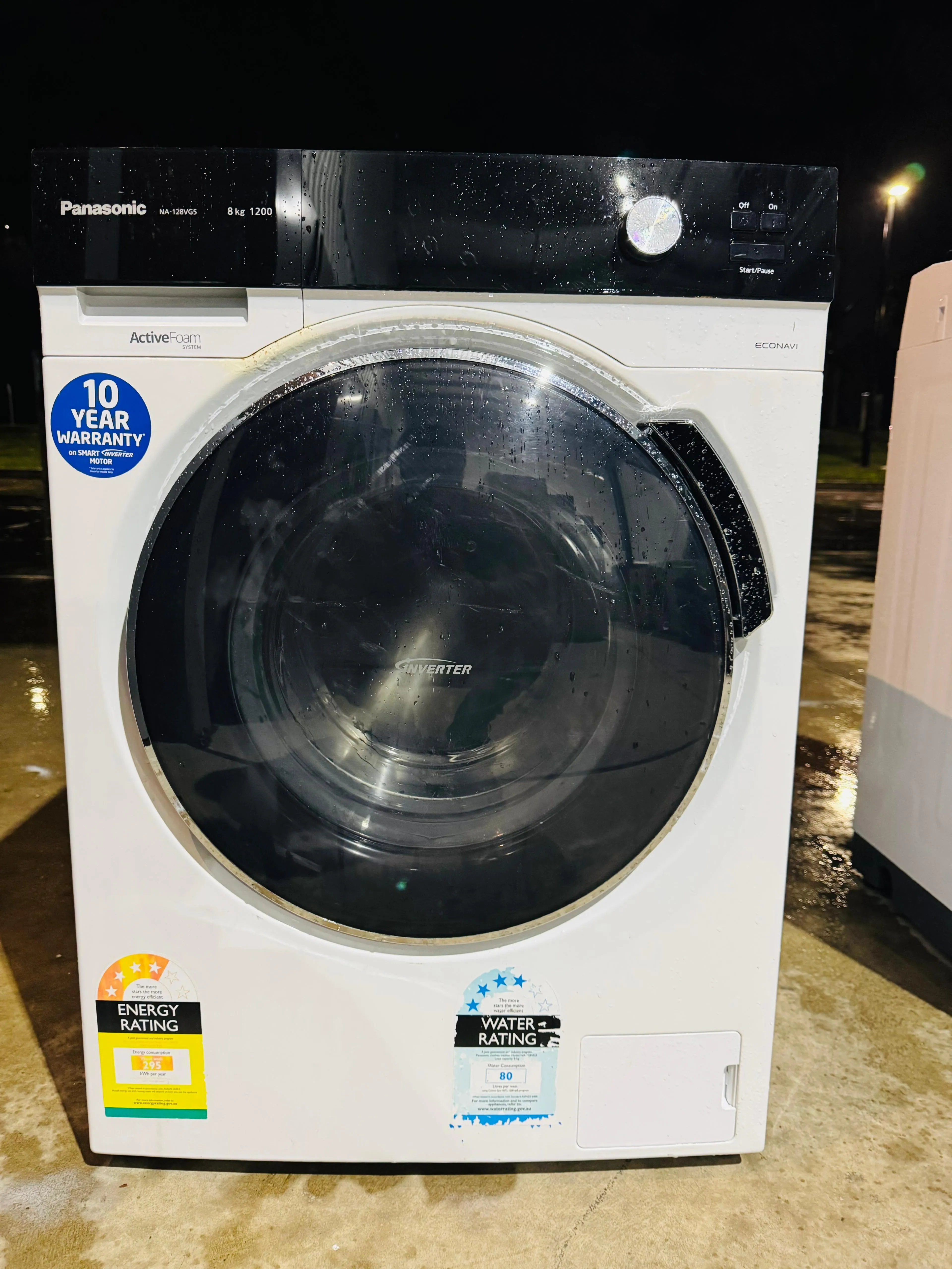 **PANASONIC 8KGS FRONT LOADER WASHING MACHINE**