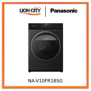 Panasonic Care  Edition 10kg Front Load Washer NA-V10FR1BSG with Blue Ag 