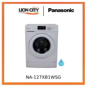 Panasonic NA-127XB1WSG 7kg Front Load Washer (3 Ticks)