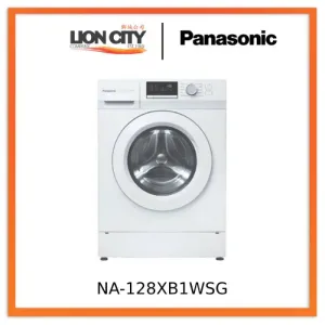 Panasonic NA-128XB1WSG 8kg Washer Washing Machine with Hygiene 60C/90C