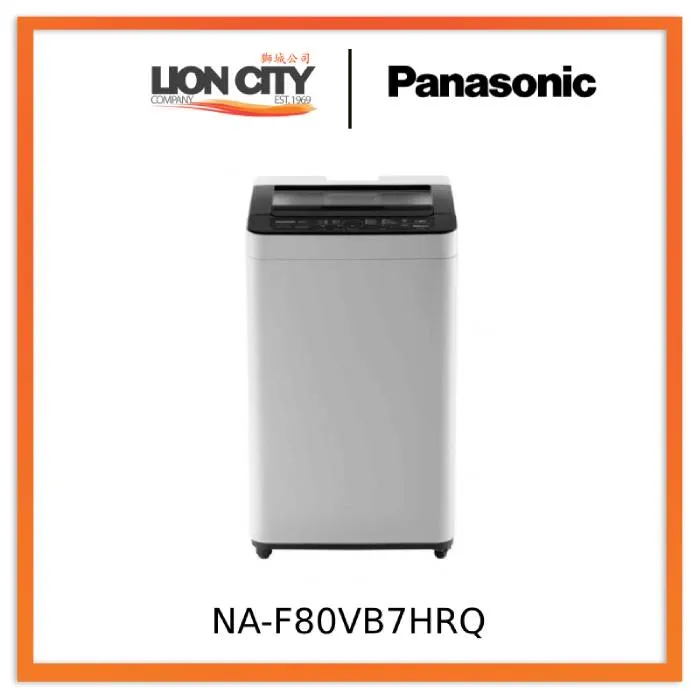 Panasonic NA-F80VB7HRQ 8kg Top Load Washing Machine Washer