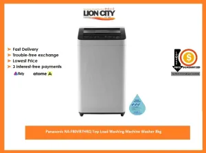 Panasonic NA-F80VB7HRQ Top Load Washing Machine Washer 8kg