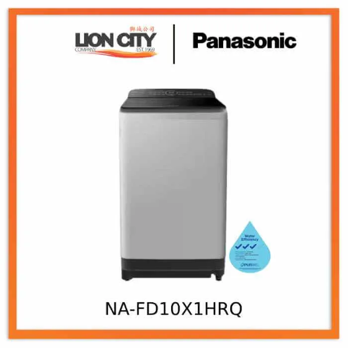 Panasonic NA-FD10X1HRQ 10kg Top Load Washer (3 Ticks)