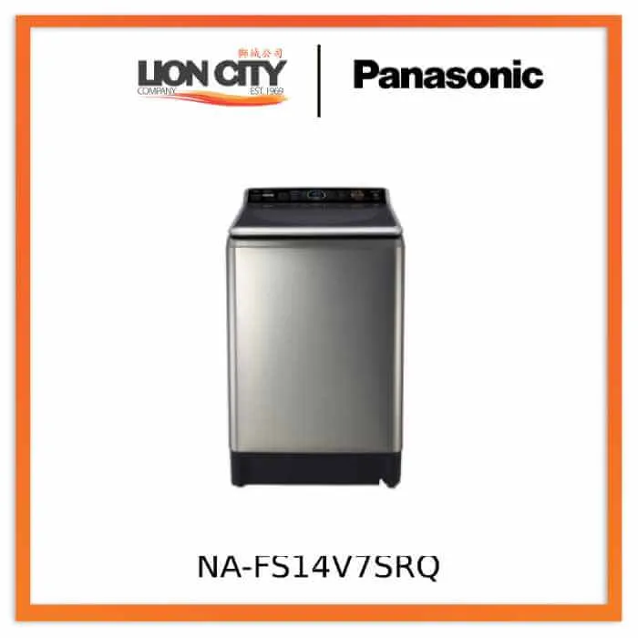 Panasonic NA-FS14V7SRQ 14kg Top Load Washer (3 Ticks)