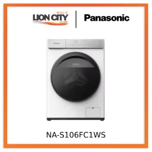 Panasonic NA-S106FC1WS 10/6kg Gentle Dry and Hygienic Front Load Washing Machine with Dryer